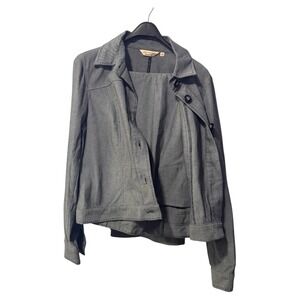 Julie Mitchell Urban Collection Women's Gray‎ Blazer Pant Suit Set Large